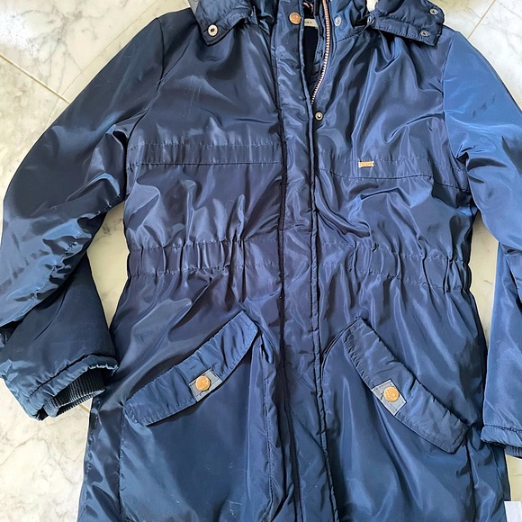 Teen winter parka in dark blue - Picture 5 of 5